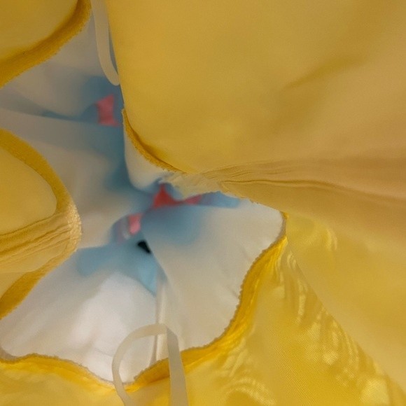 Amy Byer Girls Halter Neck Mixed Media Colorblock Maxi With Belt - Size 14 - Picture 10 of 11